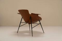 Eugenio Gerli Eugenio Gerli Model 126 Lounge Chairs for Societ Compensati Curvi Italy 1950s - 2947840