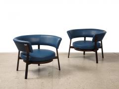 Eugenio Gerli Osvaldo Borsani Pair of P28 Lounge Chairs by Eugenio Gerli for Tecno - 4331412