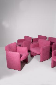 Eugenio Gerli Pink Armchairs by Eugenio Gerli Tecno Mod S148 - 3690113