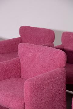 Eugenio Gerli Pink Armchairs by Eugenio Gerli Tecno Mod S148 - 3690115