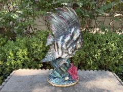 Eugenio Pattarino Italian Glazed Porcelain Fish Sculpture - 4460097