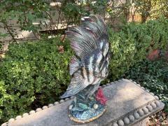 Eugenio Pattarino Italian Glazed Porcelain Fish Sculpture - 4460098