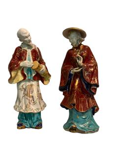 Eugenio Pattarino MID CENTURY ITALIAN CERAMIC ASIAN FIGURES BY EUGENIO PATTARINO - 4646127
