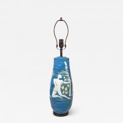 Eugenio Pattarino Modern Blue Lamp - 2158727