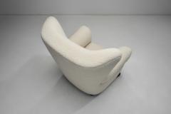 European Armchair in White Upholstery Europe 20th Century - 4142706
