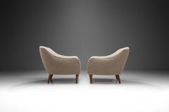 European Armchairs Upholstered in Boucl Fabric Europe Late 20th Century - 3141390