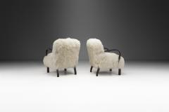 European Armchairs in Mongolian Shearling Europe ca 1950s - 3028603