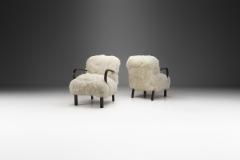 European Armchairs in Mongolian Shearling Europe ca 1950s - 3028604