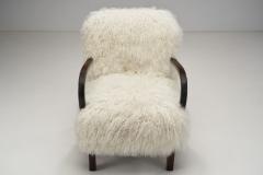 European Armchairs in Mongolian Shearling Europe ca 1950s - 3028606