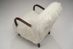 European Armchairs in Mongolian Shearling Europe ca 1950s - 3028608
