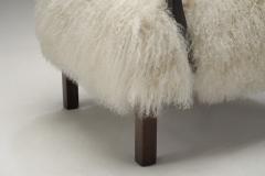 European Armchairs in Mongolian Shearling Europe ca 1950s - 3028620