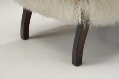 European Armchairs in Mongolian Shearling Europe ca 1950s - 3028623