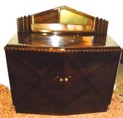 European Art Deco Lacquered Buffet with Zig Zags - 3783737