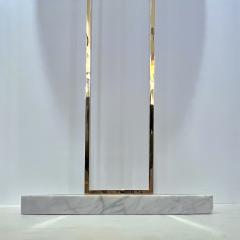 European Art Deco Style Minimalist Crystal Murano Glass Brass Marble Floor Lamp - 3502220