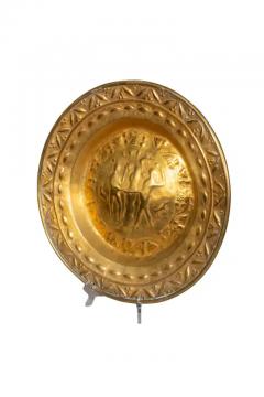 European Brass Alms Plate - 4139760
