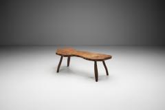 European Brutalist Elm Coffee Table Europe ca 1960s - 4216482