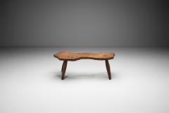 European Brutalist Elm Coffee Table Europe ca 1960s - 4216483