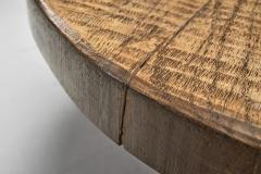 European Brutalist Wooden Coffee Table Europe second half of the 20th century - 4228832