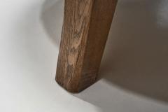 European Brutalist Wooden Coffee Table Europe second half of the 20th century - 4228835