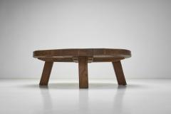 European Brutalist Wooden Coffee Table Europe second half of the 20th century - 4228839