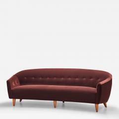 European Cabinetmaker Three Seater Statement Sofa Europe ca 1950s - 3372125