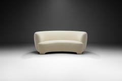 European Cabinetmaker Upholstered Three Seater Sofa Europe ca 1940s - 2977259