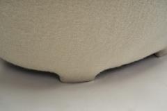 European Cabinetmaker Upholstered Three Seater Sofa Europe ca 1940s - 2977263