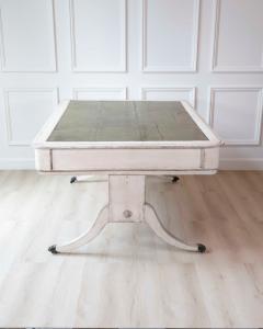 European Early 19th Century Partners Desk with Bronze Mounts and Leather Top - 4737274