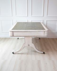 European Early 19th Century Partners Desk with Bronze Mounts and Leather Top - 4737296