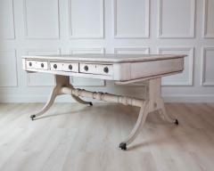European Early 19th Century Partners Desk with Bronze Mounts and Leather Top - 4737313
