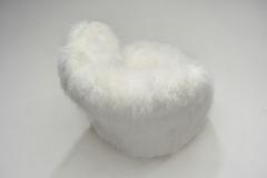 European Easy Chairs in Lush Shearling Europe 1950s - 3460488