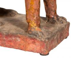 European Glazed Terracotta Figure of a Lion - 4137370