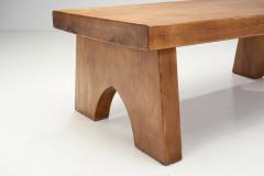 European Low Oak Coffee Table Europe ca 1950s - 2752650