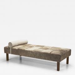 European Mid Century Modern Daybed in Pony Hide Europe ca 1950s - 2649525