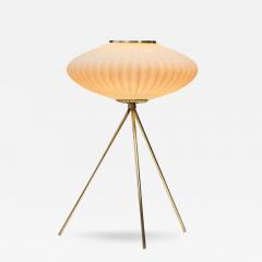 European Modern Tripod Table Lamp with Opal Glass Shade Europe 1960s - 3160956