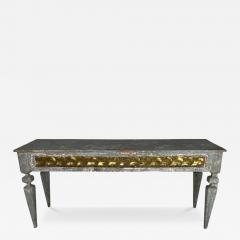 European Painted Console made with 18th Century Gilt Fragment - 4351677