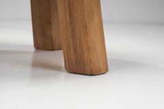 European Solid Wood Oval Coffee Table Europe ca 1950s - 2795332
