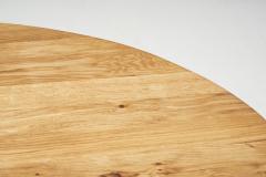 European Solid Wood Oval Coffee Table Europe ca 1950s - 2795338