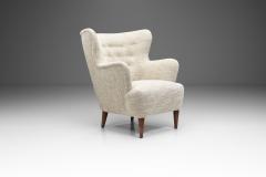 European Upholstered Lounge Chair Europe ca 1950s - 2550500