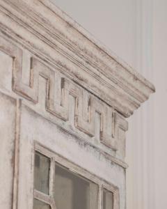 European two part vitrine cabinet with fine carvings circa 1790 - 4451709