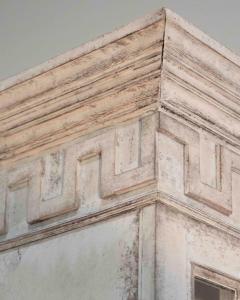 European two part vitrine cabinet with fine carvings circa 1790 - 4451718