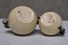Eva Jancke Bj rk Pair of Eva Jancke Bj rk Ceramic Vases in Two Sizes Bo Fajans Sweden 1930s - 4334468