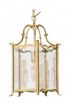 Eva Petric Eva Petric Brass Lobmeyr Lantern with Engraved Idrija Lace Art Piece 2024 - 4274930