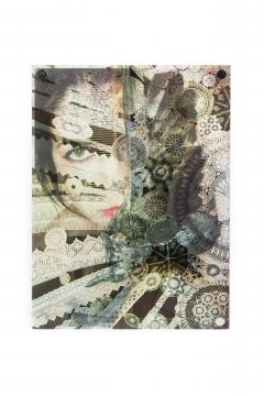 Eva Petric Eva Petric Contemporary Abstract Mixed Media Artwork Titled Birdy 2017  - 4654404