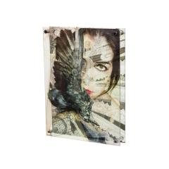 Eva Petric Eva Petric Contemporary Abstract Mixed Media Artwork Titled Birdy 2017  - 4654408