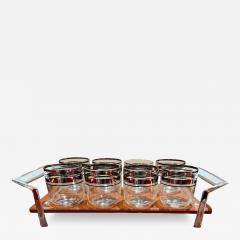 Eva Zeisel for Federal Glass Co Vintage Stockholm Radiobar Style Barware Set - 4135007