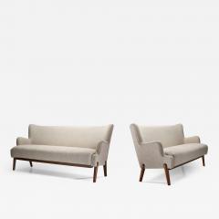 Eva and Nils Koppel A Pair of Eva and Nils Koppel Three Seater Koppel Sofas Denmark 1950s - 4022925