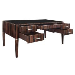 Evan Lobel Lobel Originals Desk in Macassar Ebony with Leather Top Made to Order - 1543511