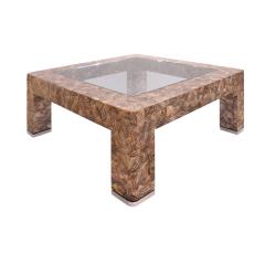 Evan Lobel Lobel Originals Nautilus Coffee Table In Lacquered Shells and Steel Sabots - 1171514