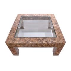 Evan Lobel Lobel Originals Nautilus Coffee Table In Lacquered Shells and Steel Sabots - 1171520